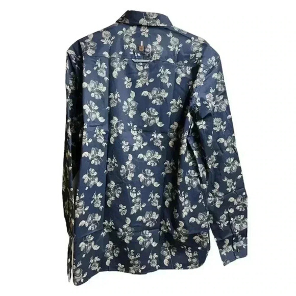 Voiz Homme Long Sleeve Basic Button Down Left Pocket Shirts for Men - Picture 5 of 11